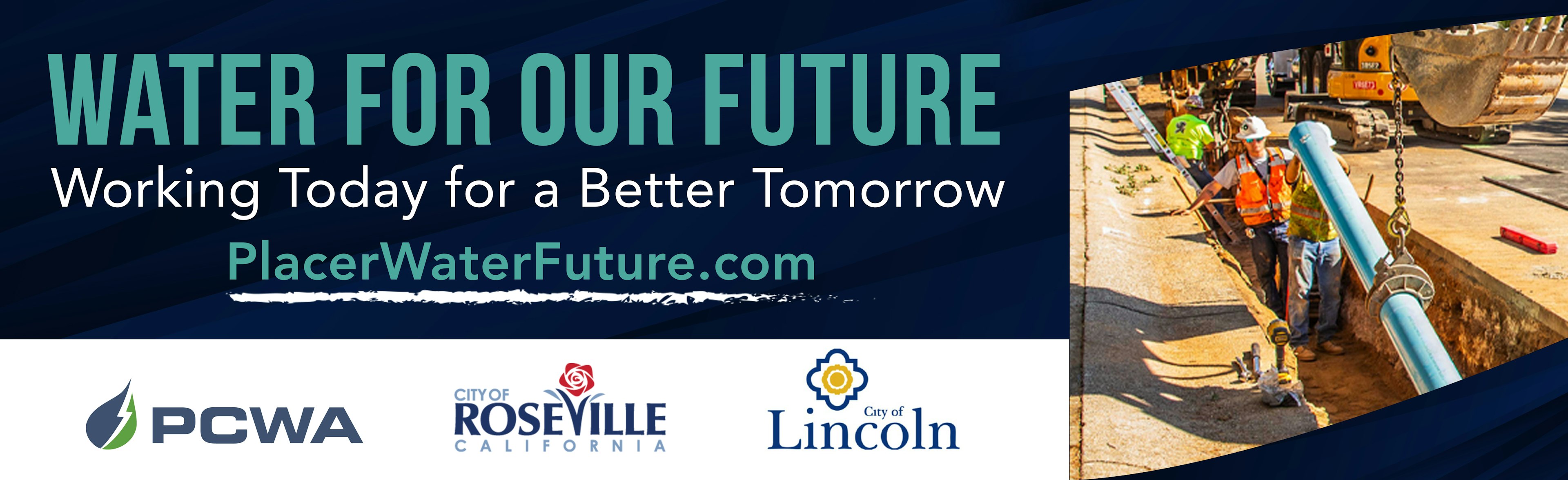 Water for Our Future campaign banner