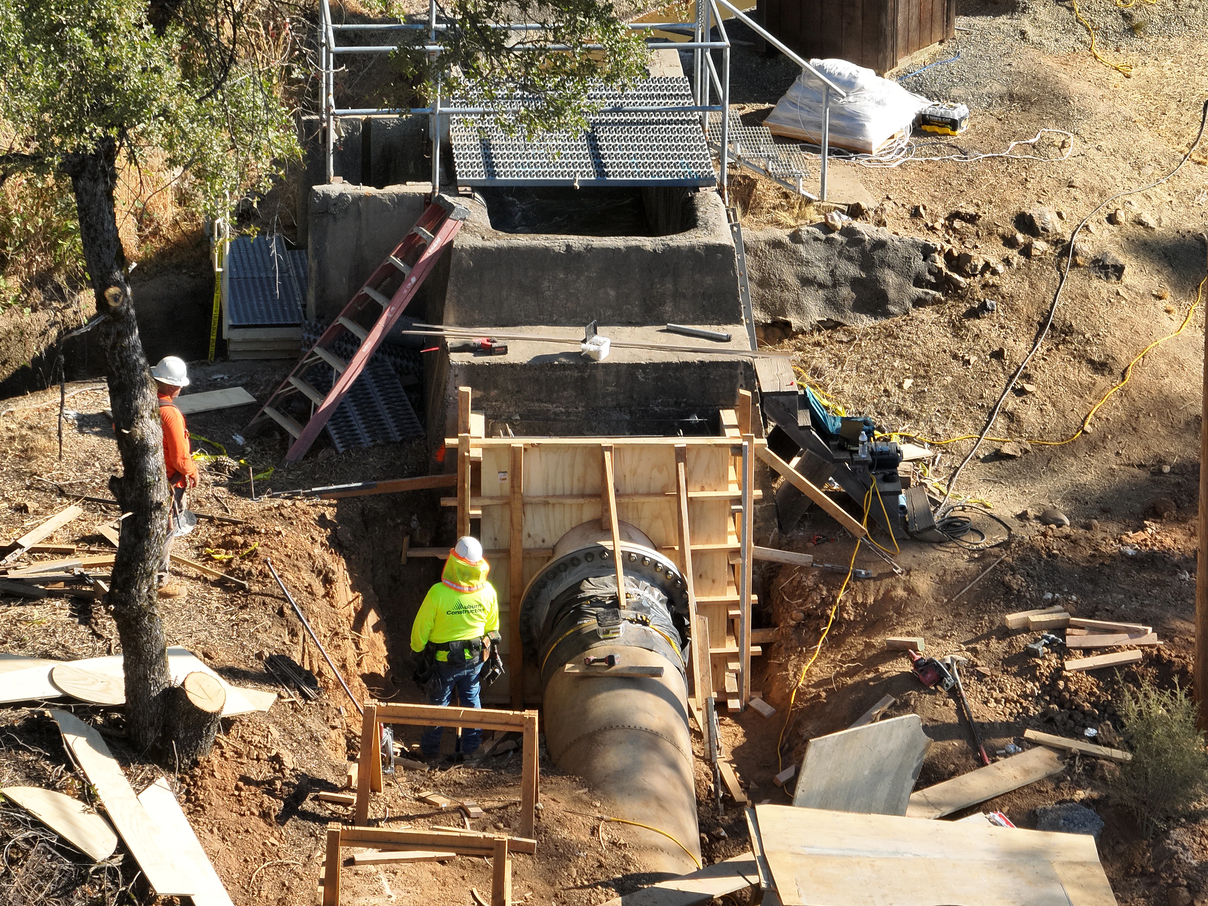 Colfax Water Treatment Plant Replacement construction site