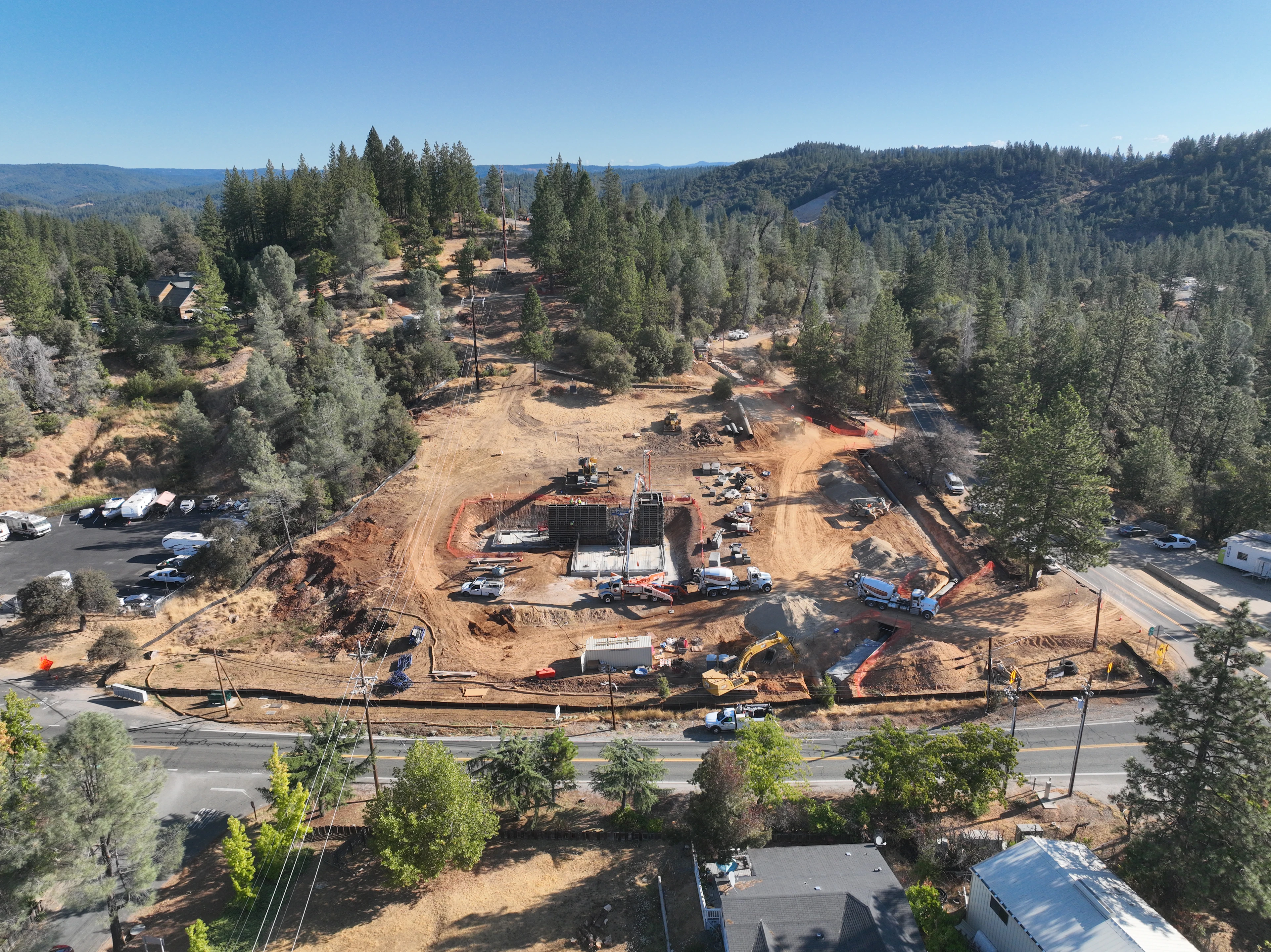 Colfax Water Treatment Plant Replacement construction site