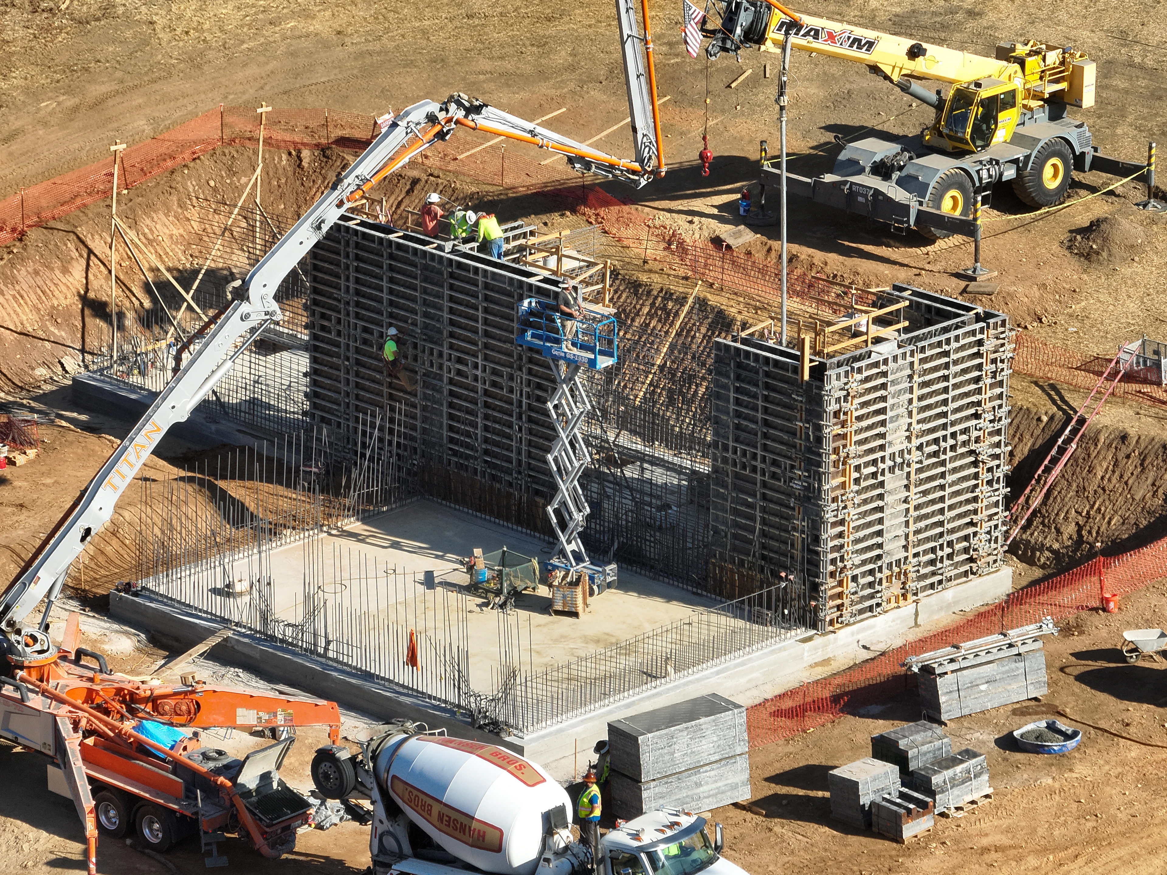 Colfax Water Treatment Plant Replacement construction site