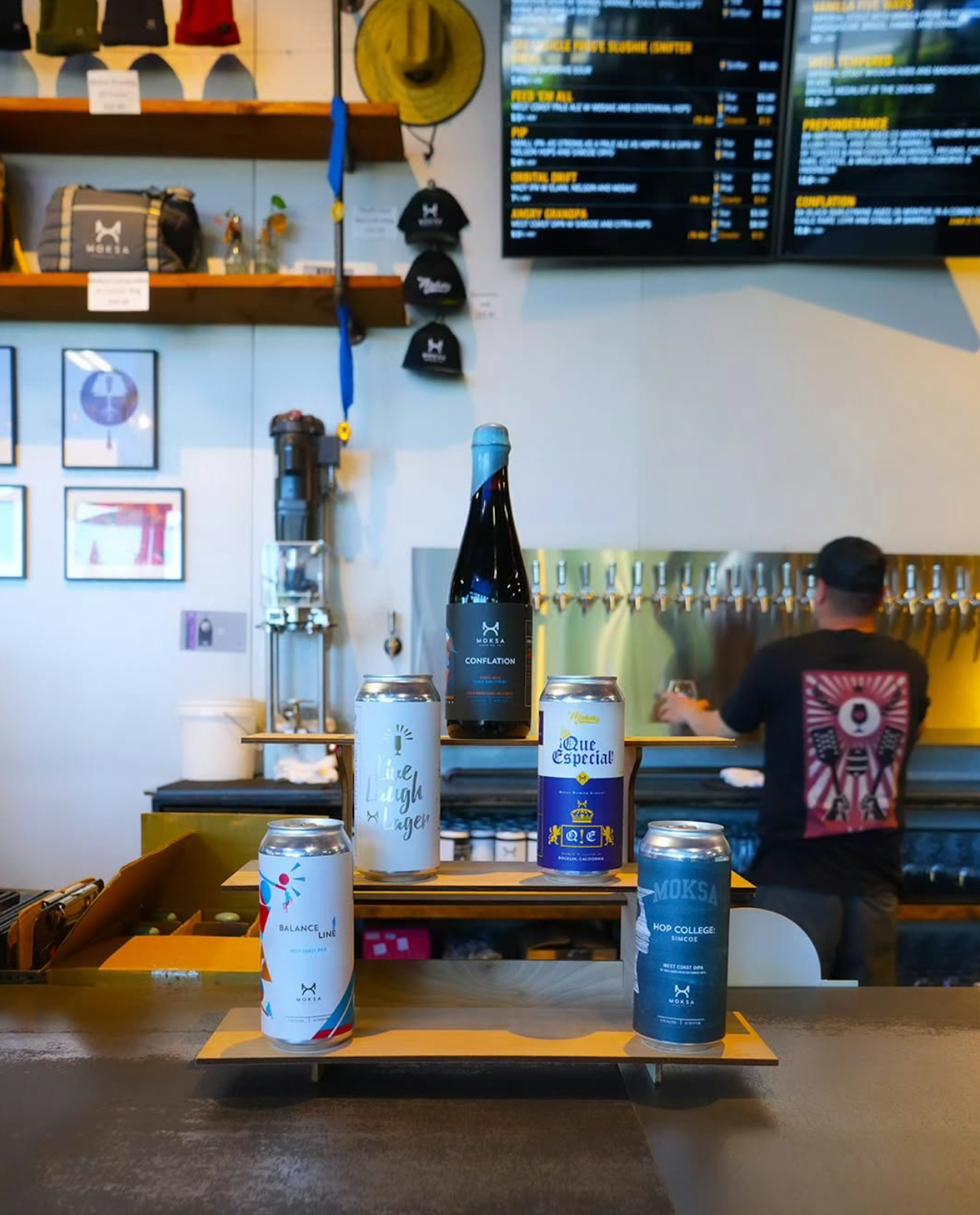 Moksa Brewing on tap