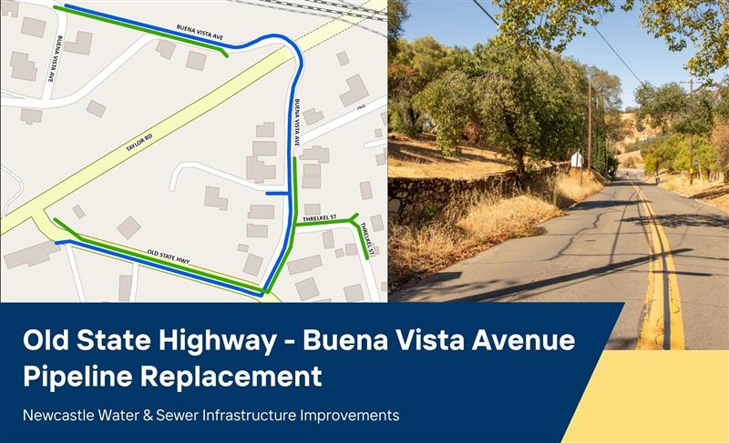 Old State Highway Pipeline Replacement Project flyer