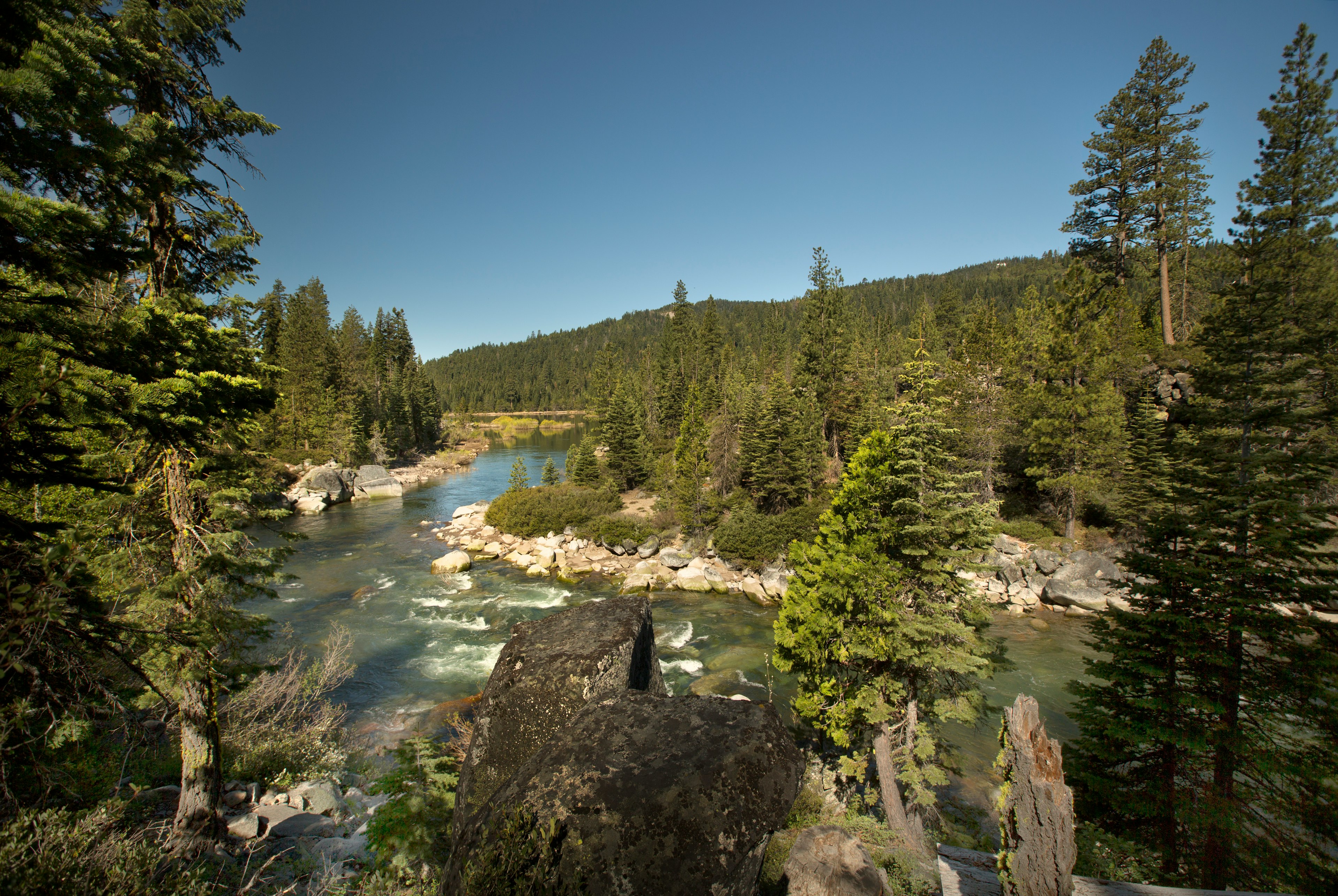A Photo of the Middle Fork American River near French Meadows Reservoir