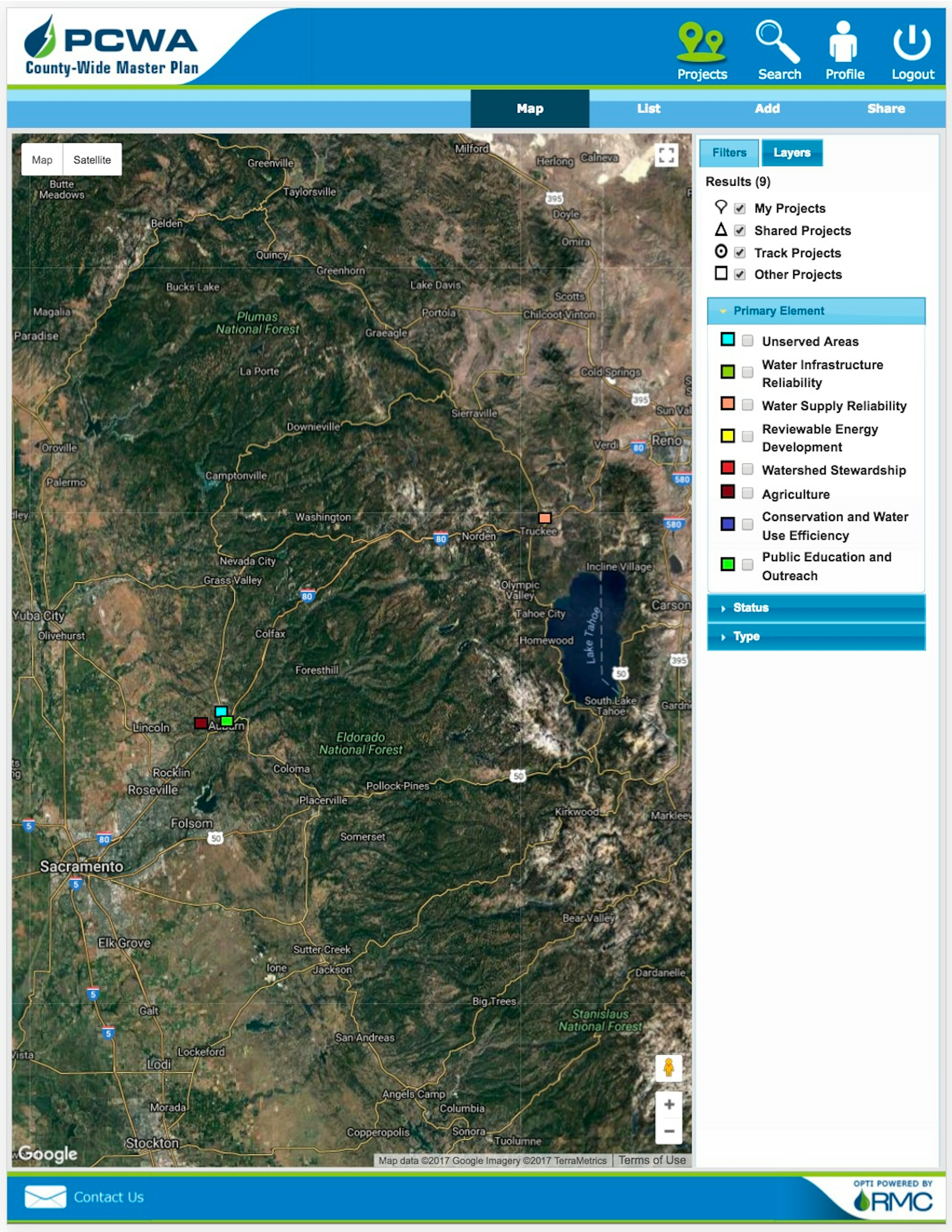 CWMP Project Database thumbnail and link