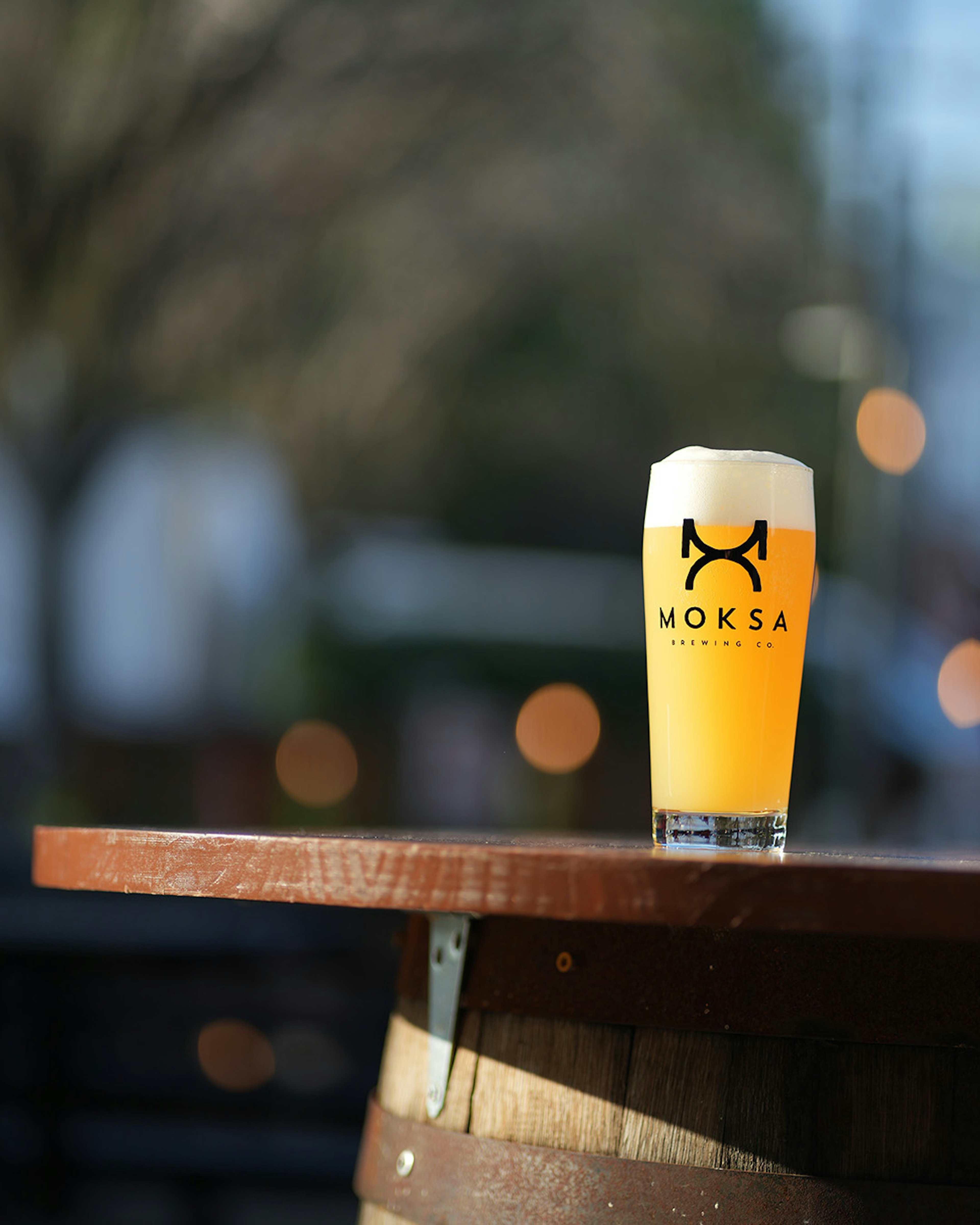 Moksa Brewing Hazy IPA off the tap