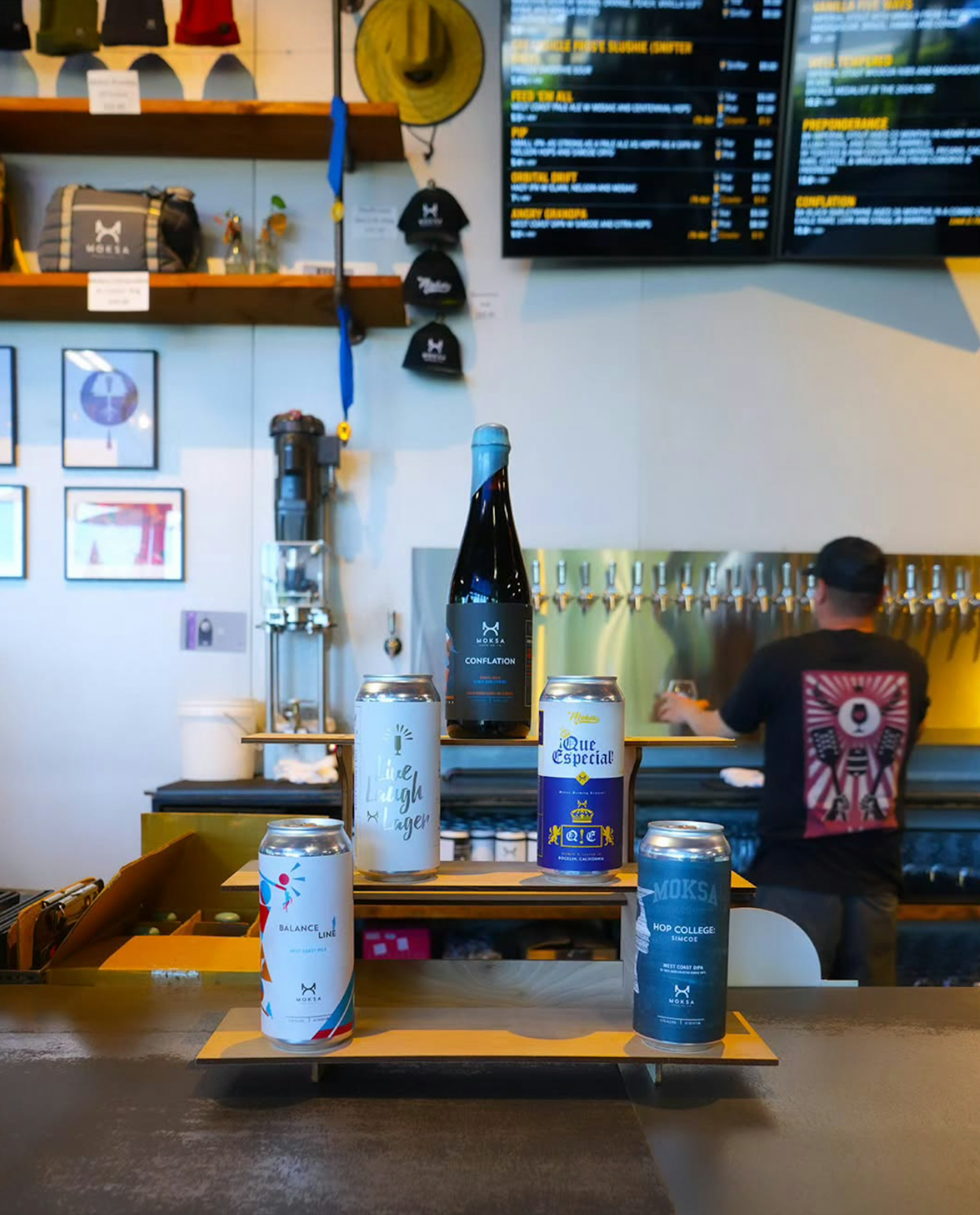 Moksa Brewing on tap