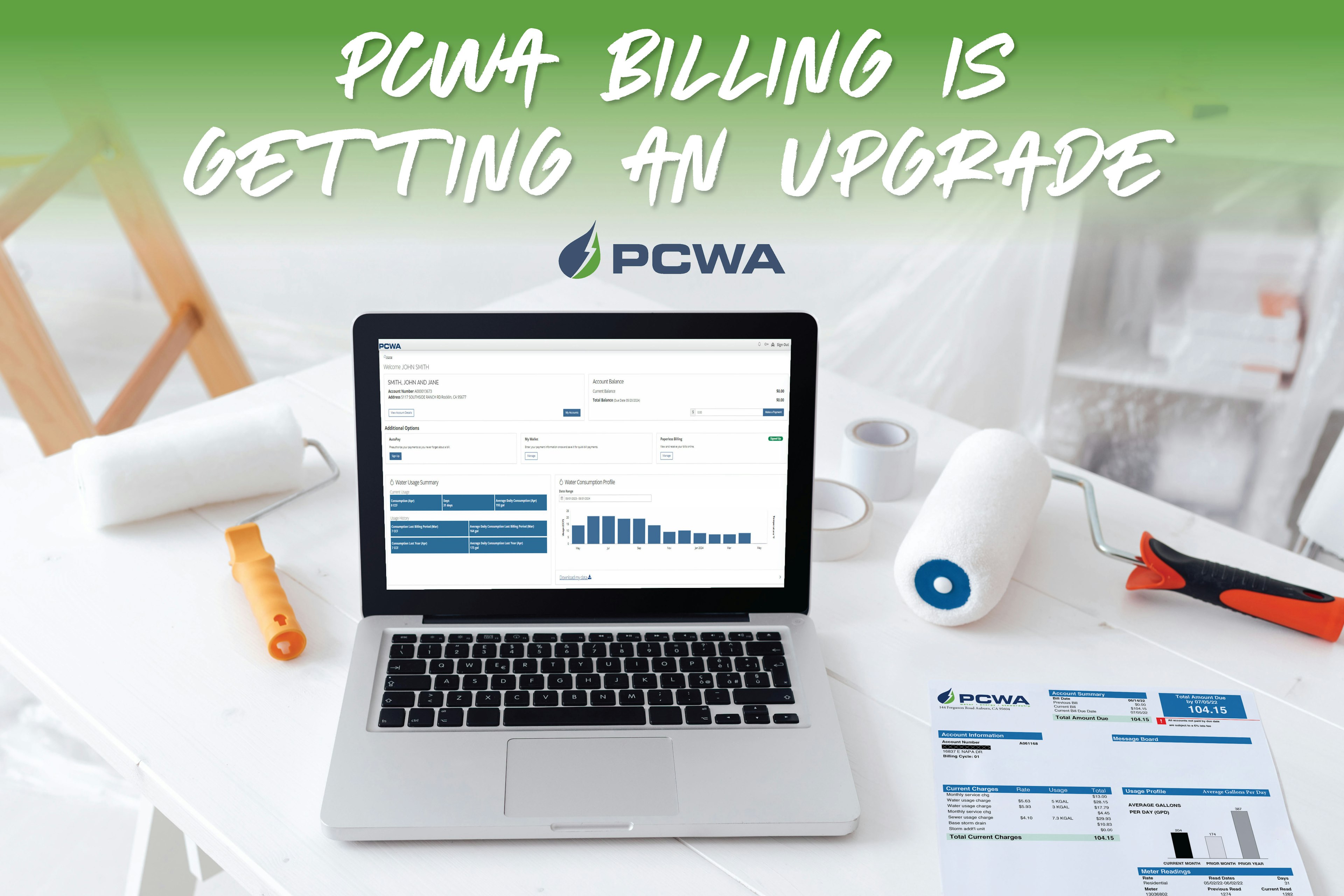 New PCWA Customer Portal Brochure