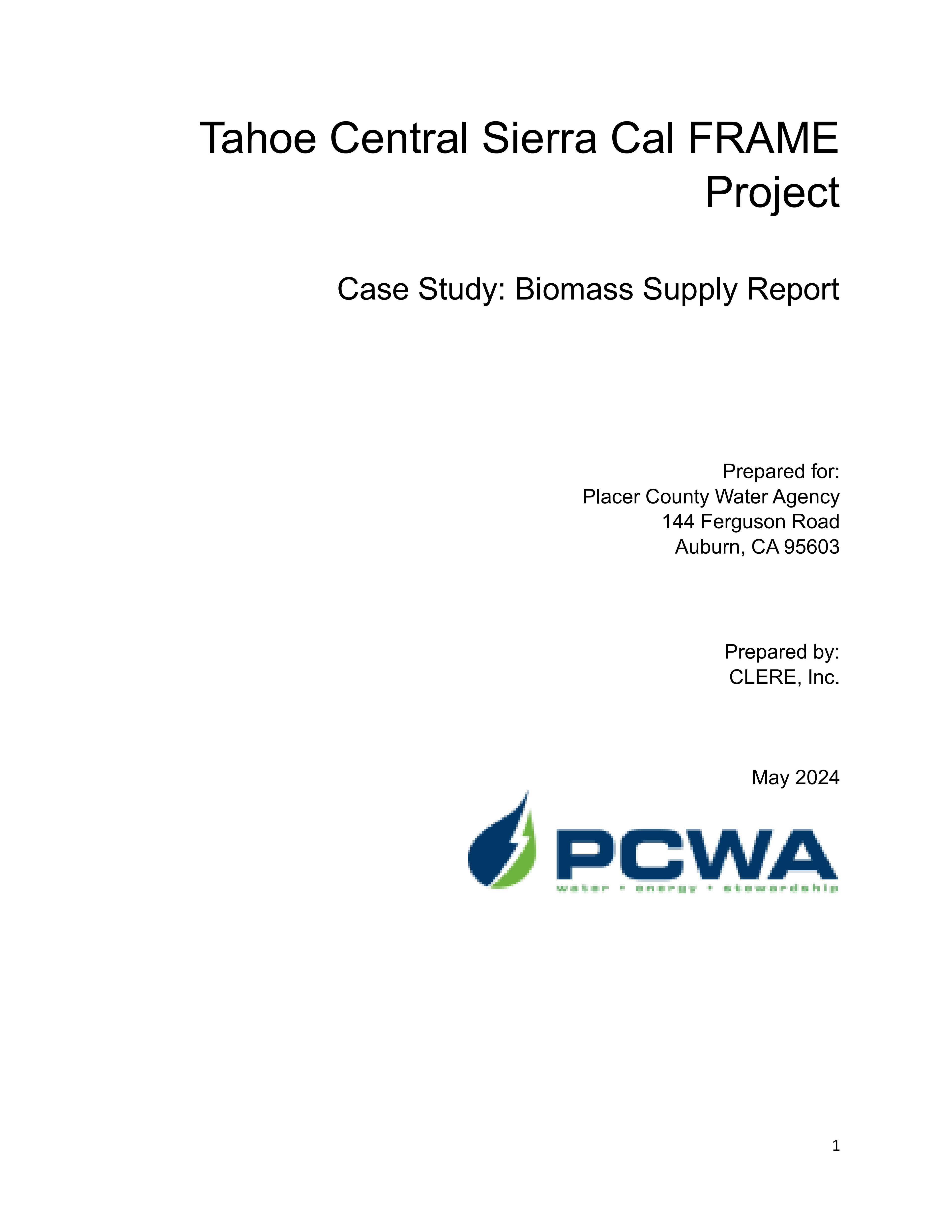 TCS Pilot Program Biomass Supply Report pdf