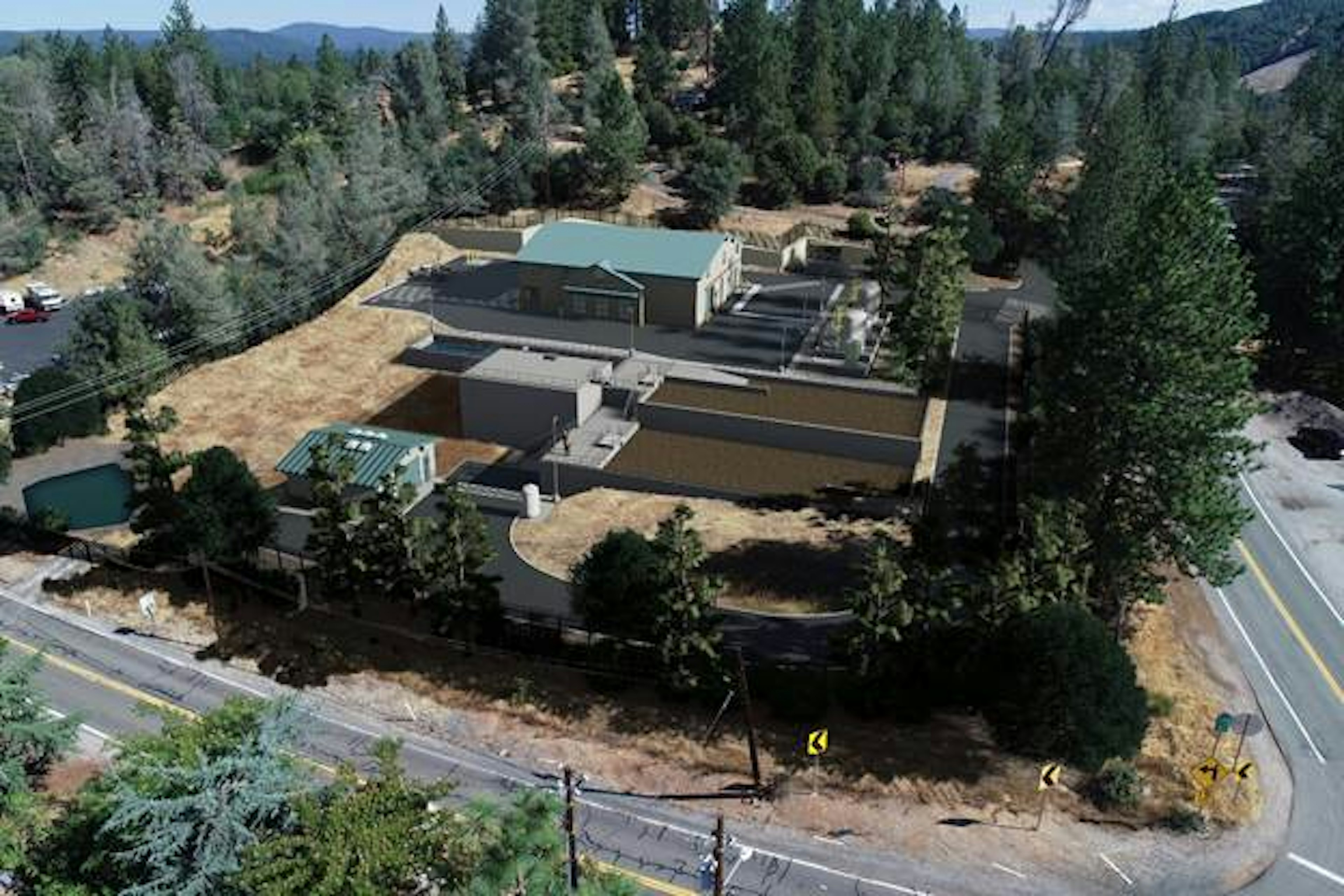 Architectural rendering of the New Colfax WTP