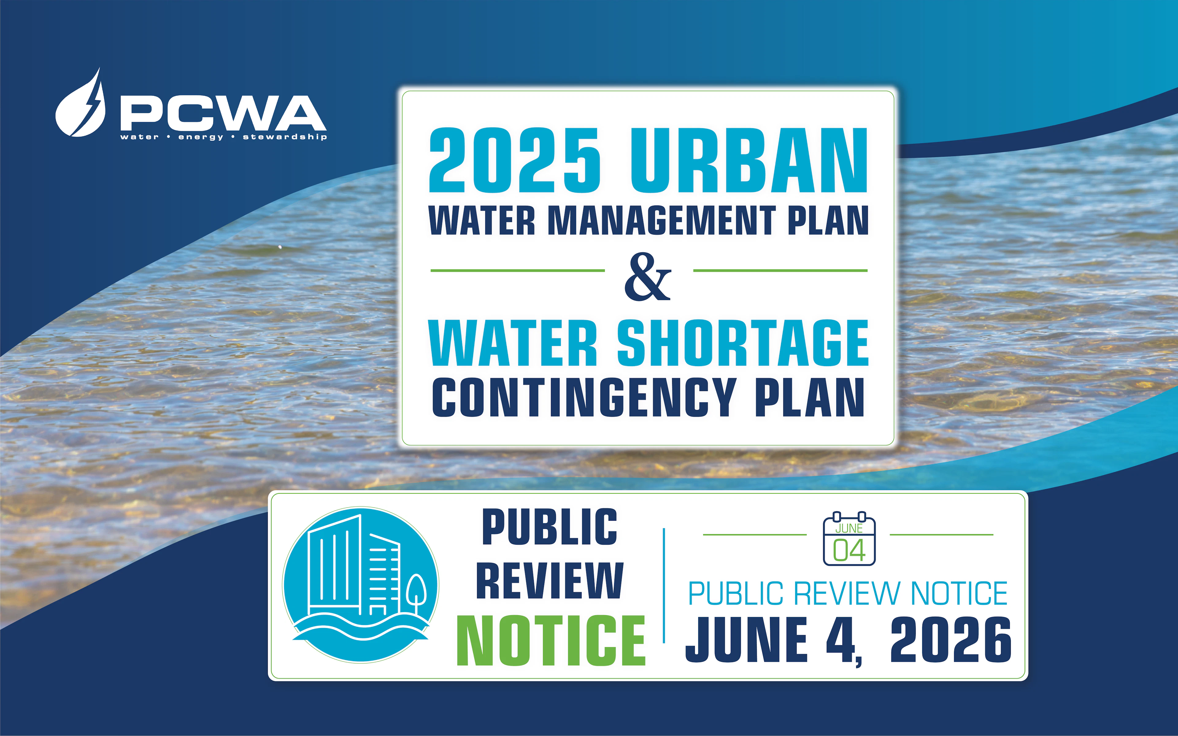 2025 UWMP/WSCP Public Review Notice