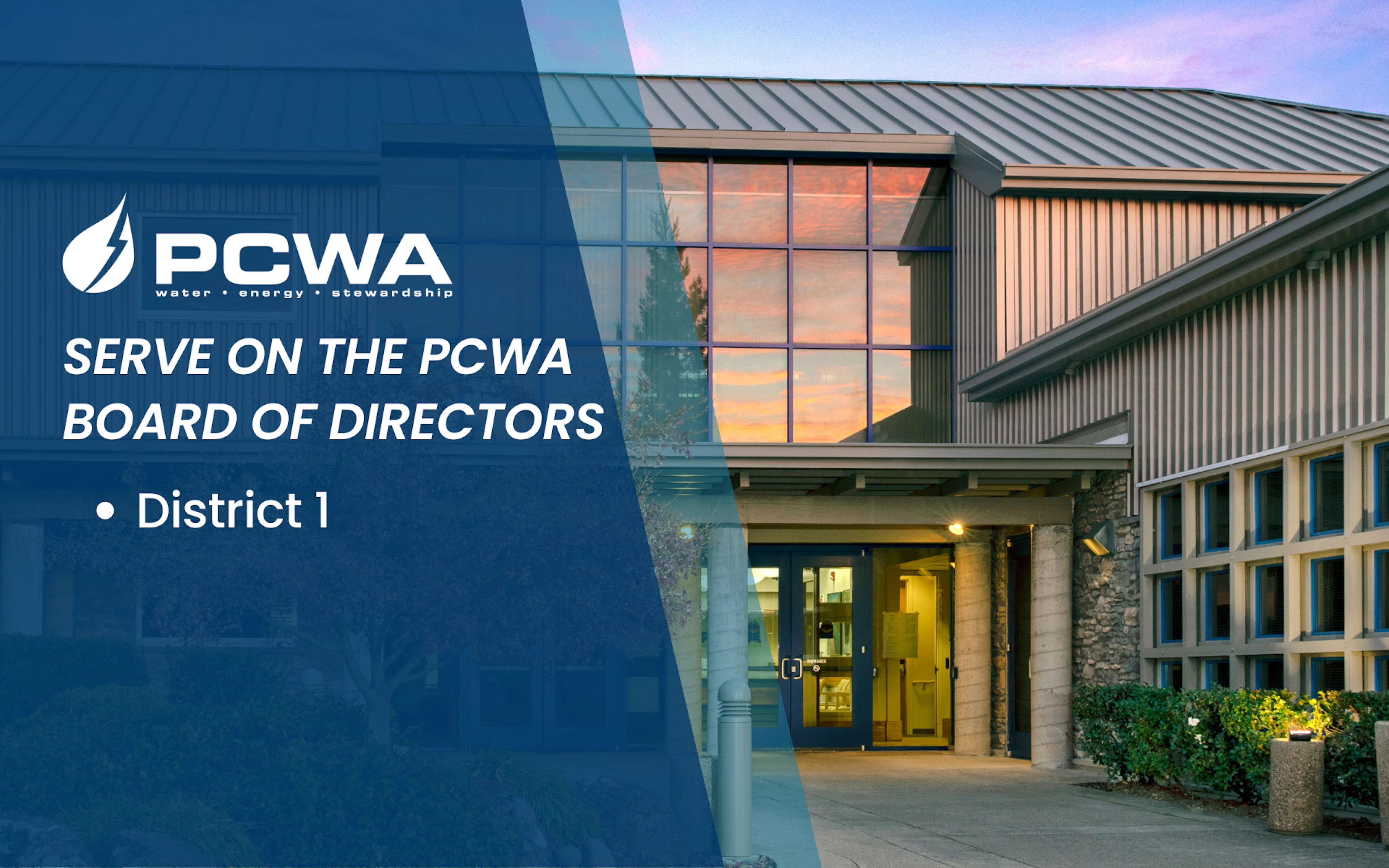 District 1 Board vacancy recruitment graphic