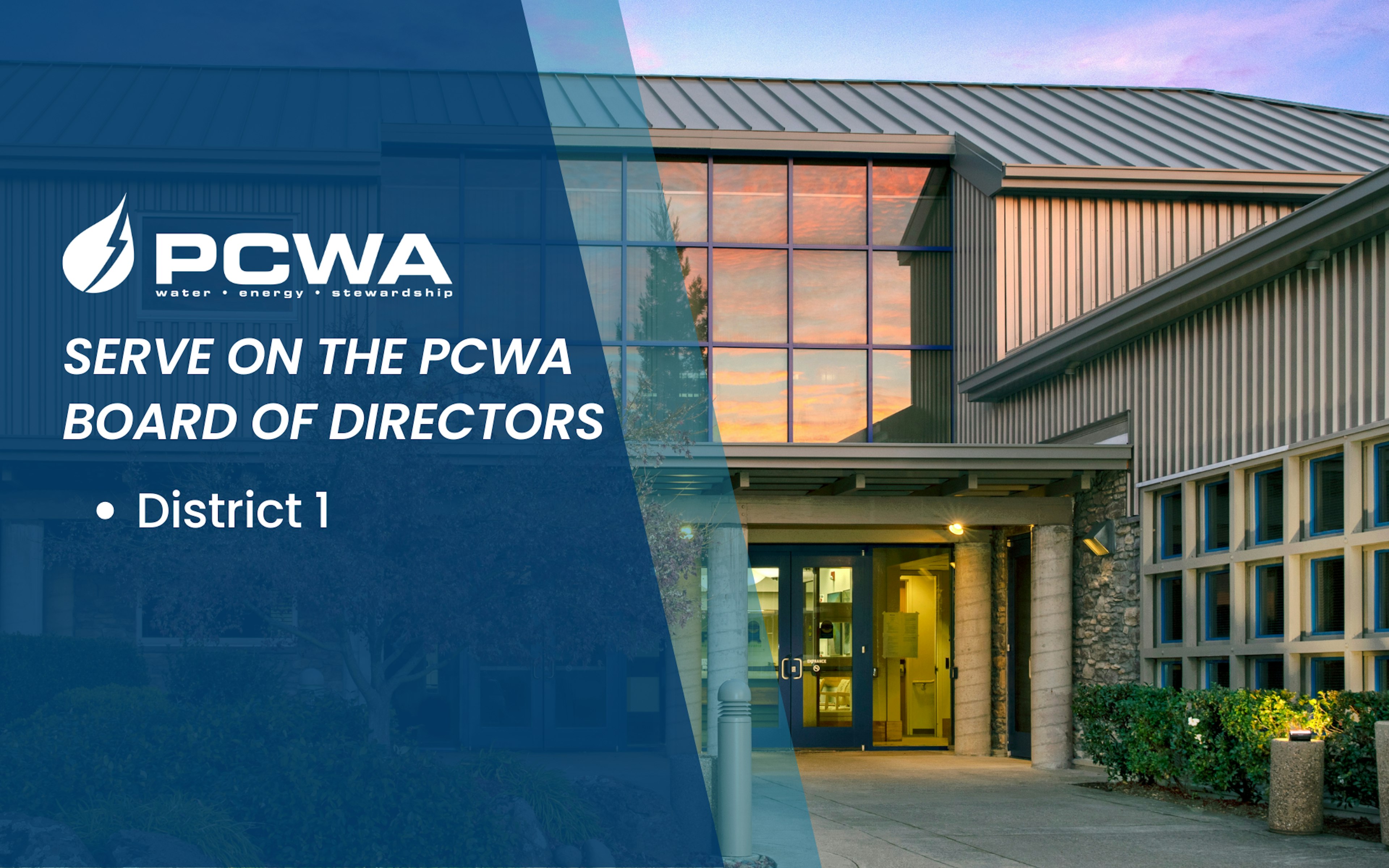 District 1 Board vacancy recruitment graphic