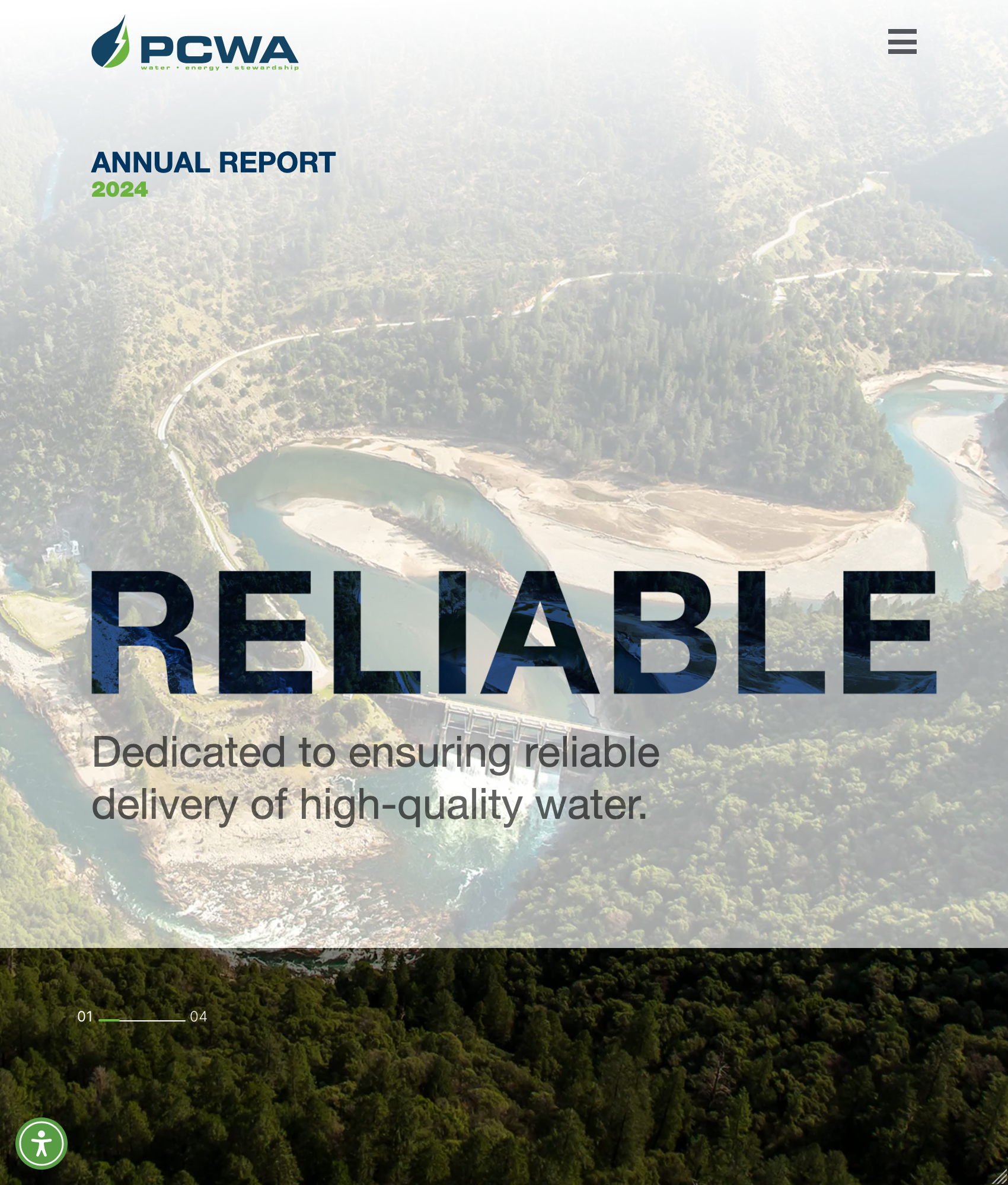 Thumbnail image and link for 2024 Year End Report publication