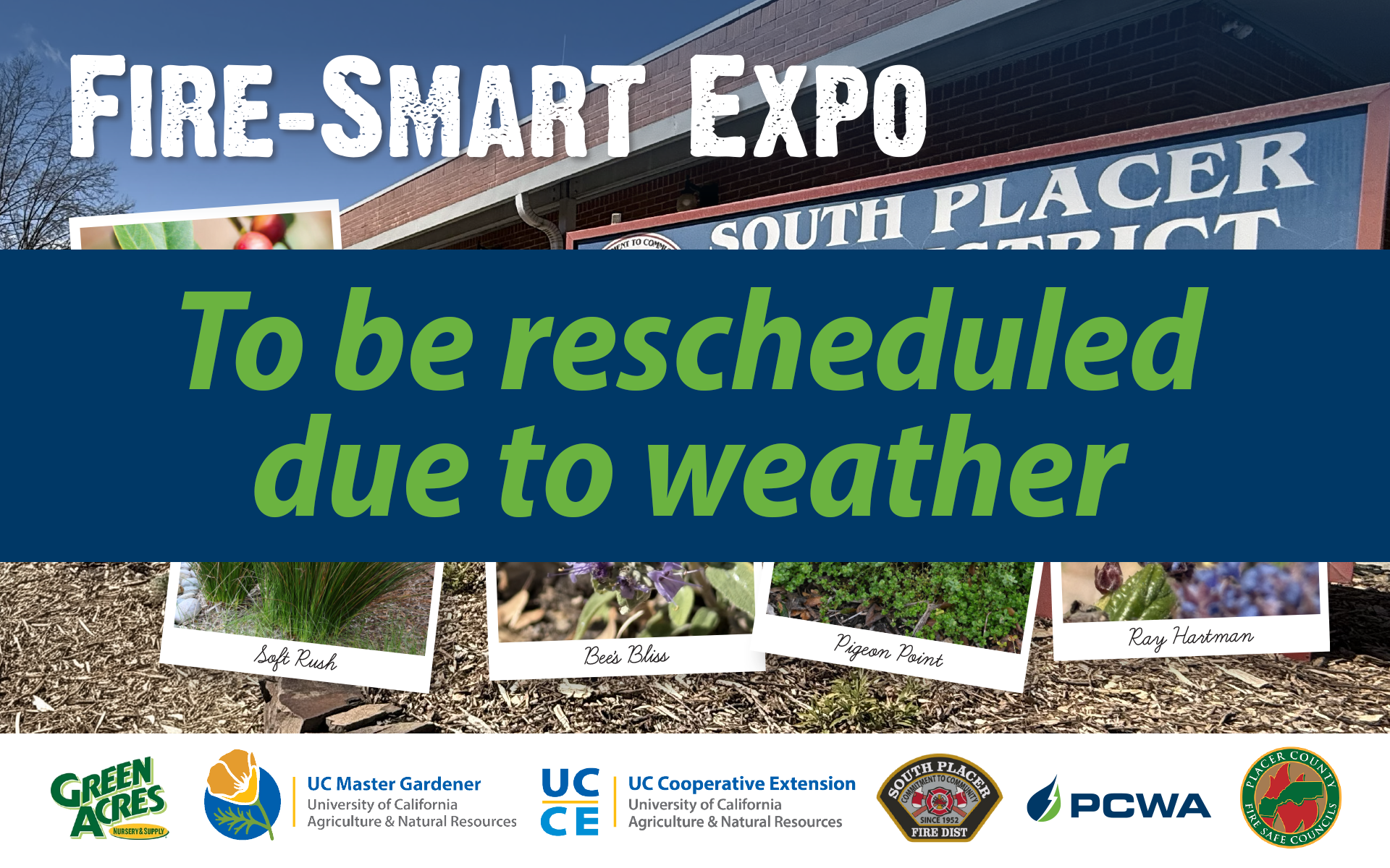 Fire-Smart Expo home page promotion